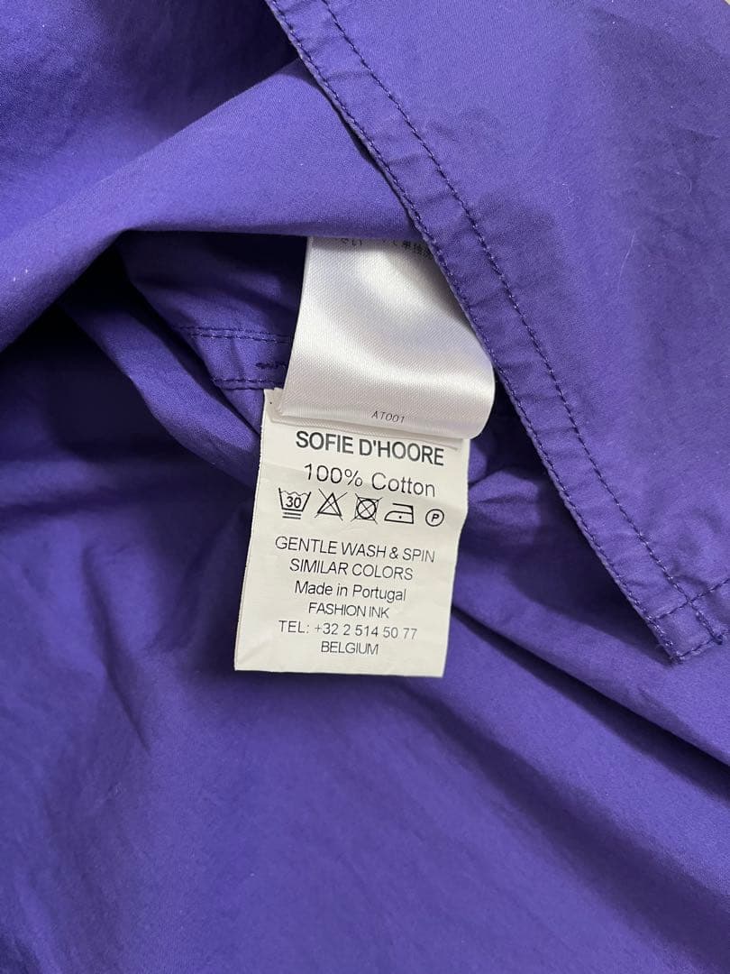 SOFIE D’HOORE （ソフィードール)長袖シャツ　ブラウス　【美品】
