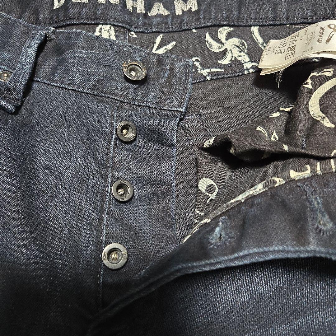 DENHAMデンハム RAZOR デニム 白パッチ