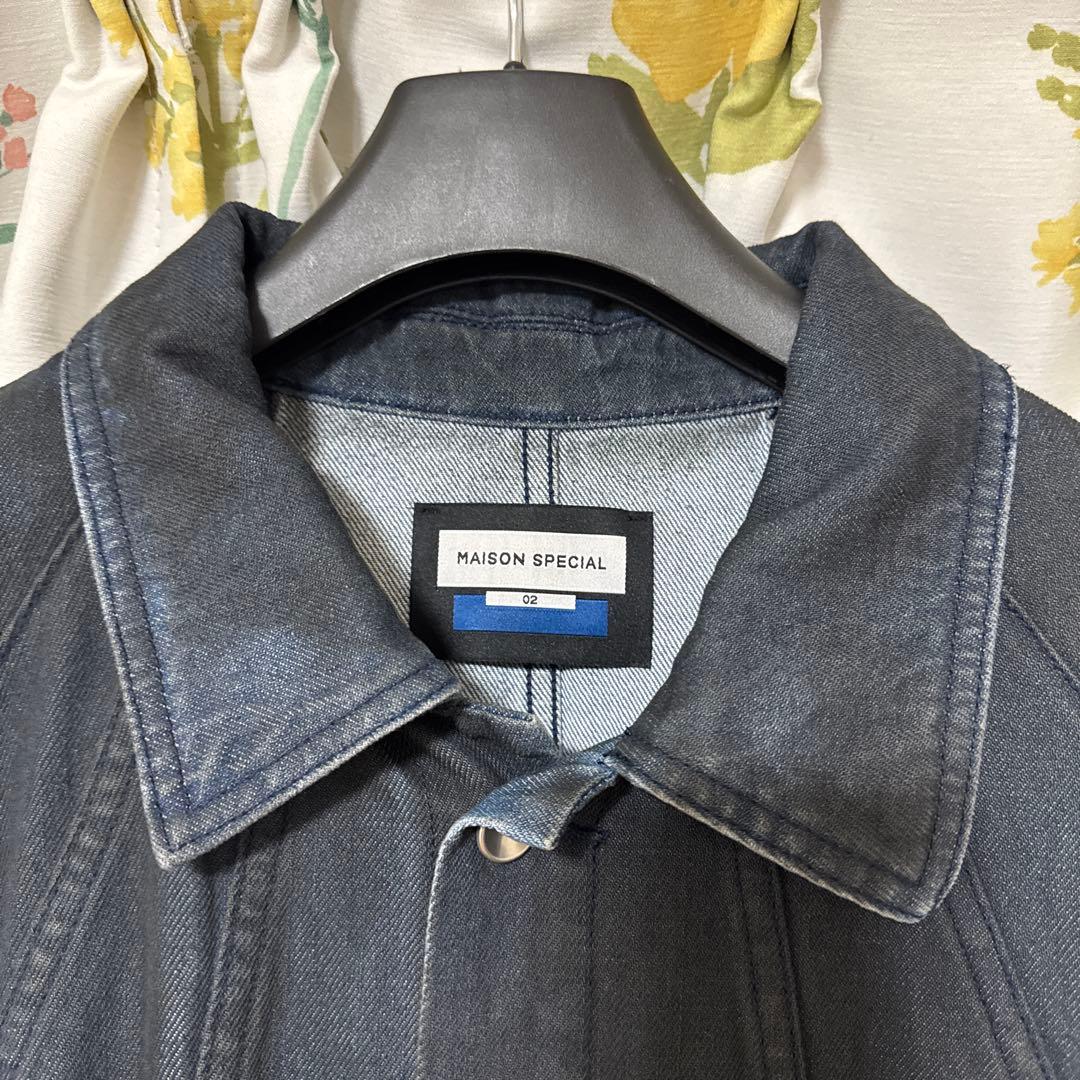 MAISON SPECIAL プライムオーバー立体裁断デニムジャケット