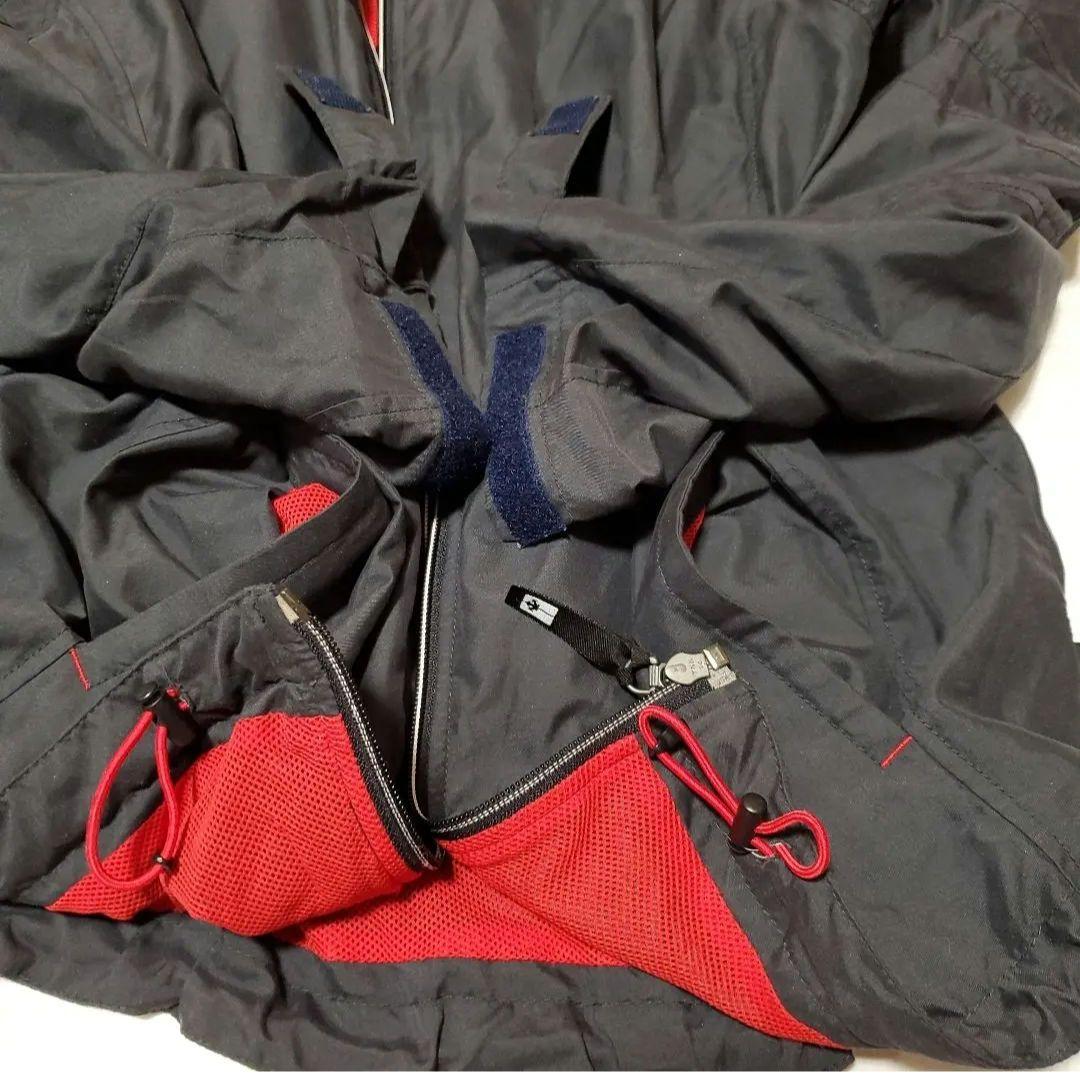 No.558デサント　DESCENTE　ダークグレー　ウインドブレーカー上下