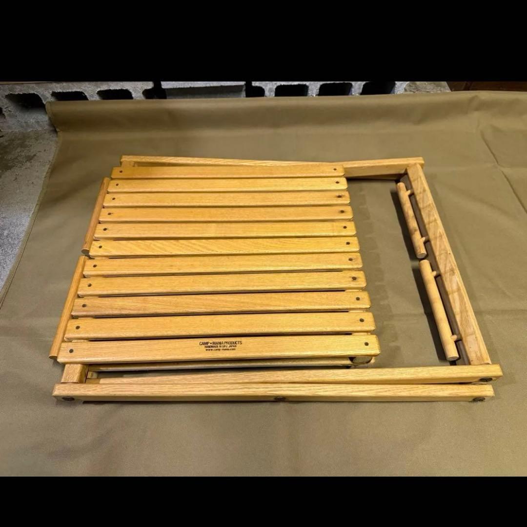 キャンプマニアプロダクツ　廃盤　トラッシュスタンドテーブル