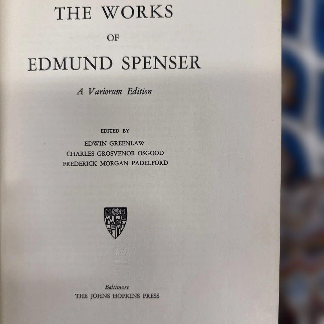 The Works of Edmund Spenser 6冊セット
