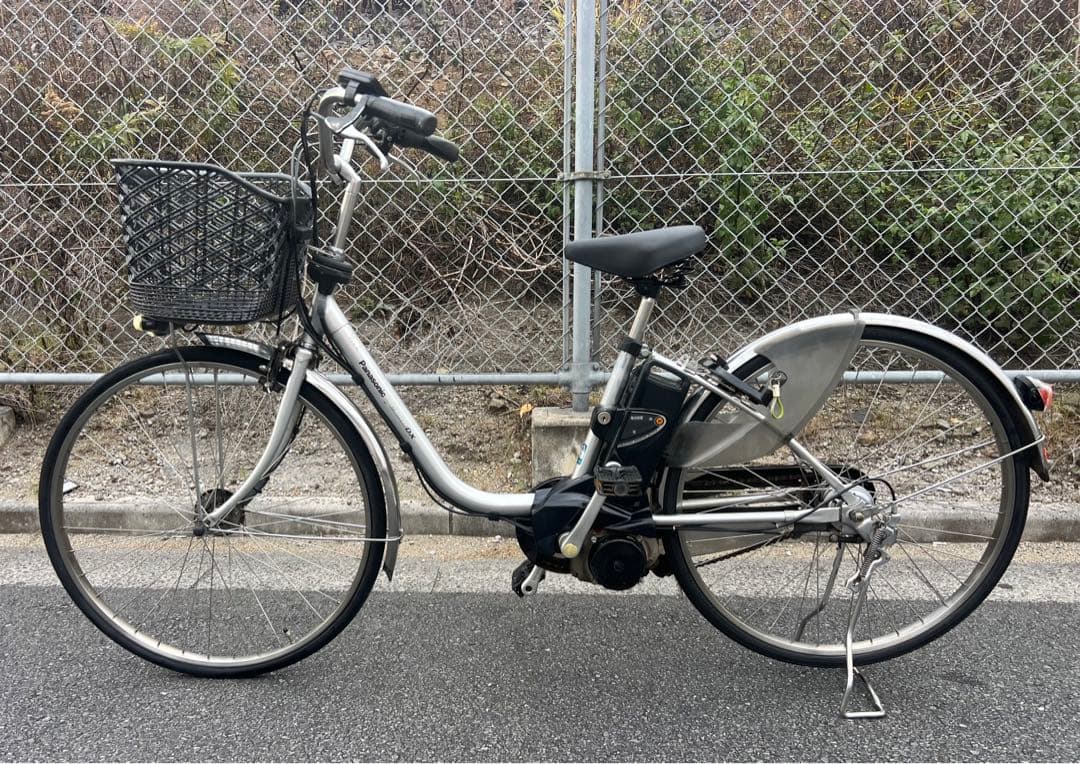 Panasonic新基準電動アシスト自転車良いバッテリー付き26関東圏配送可能