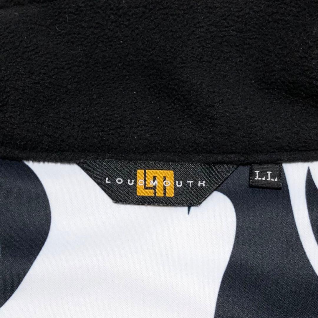 ラウドマウス モナ 総柄 ボンディングジャケット ゴルフウェア LLサイズ