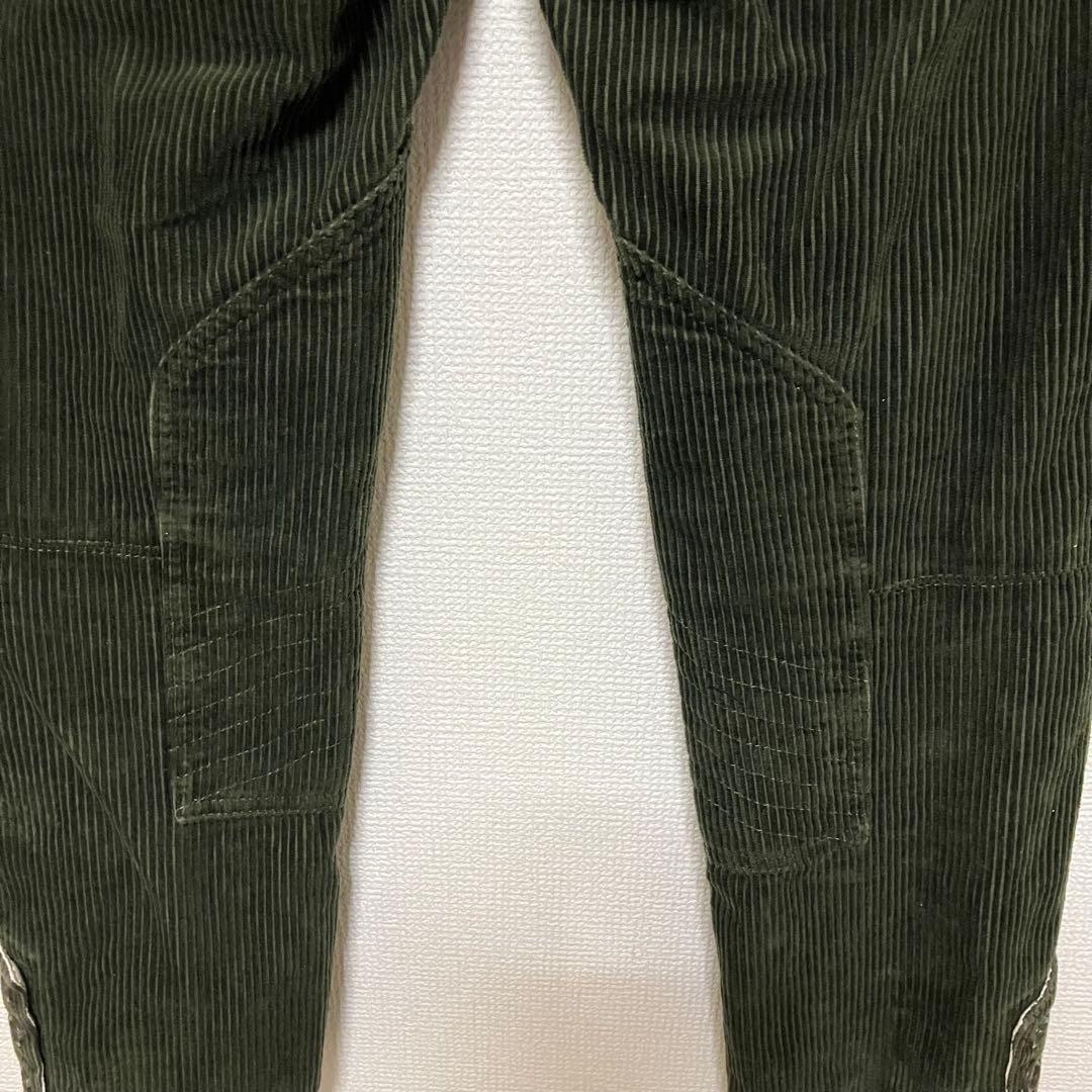 エンジニアードガーメンツ　コーデュロイ　ライディングパンツ　9分丈　タロンジップ