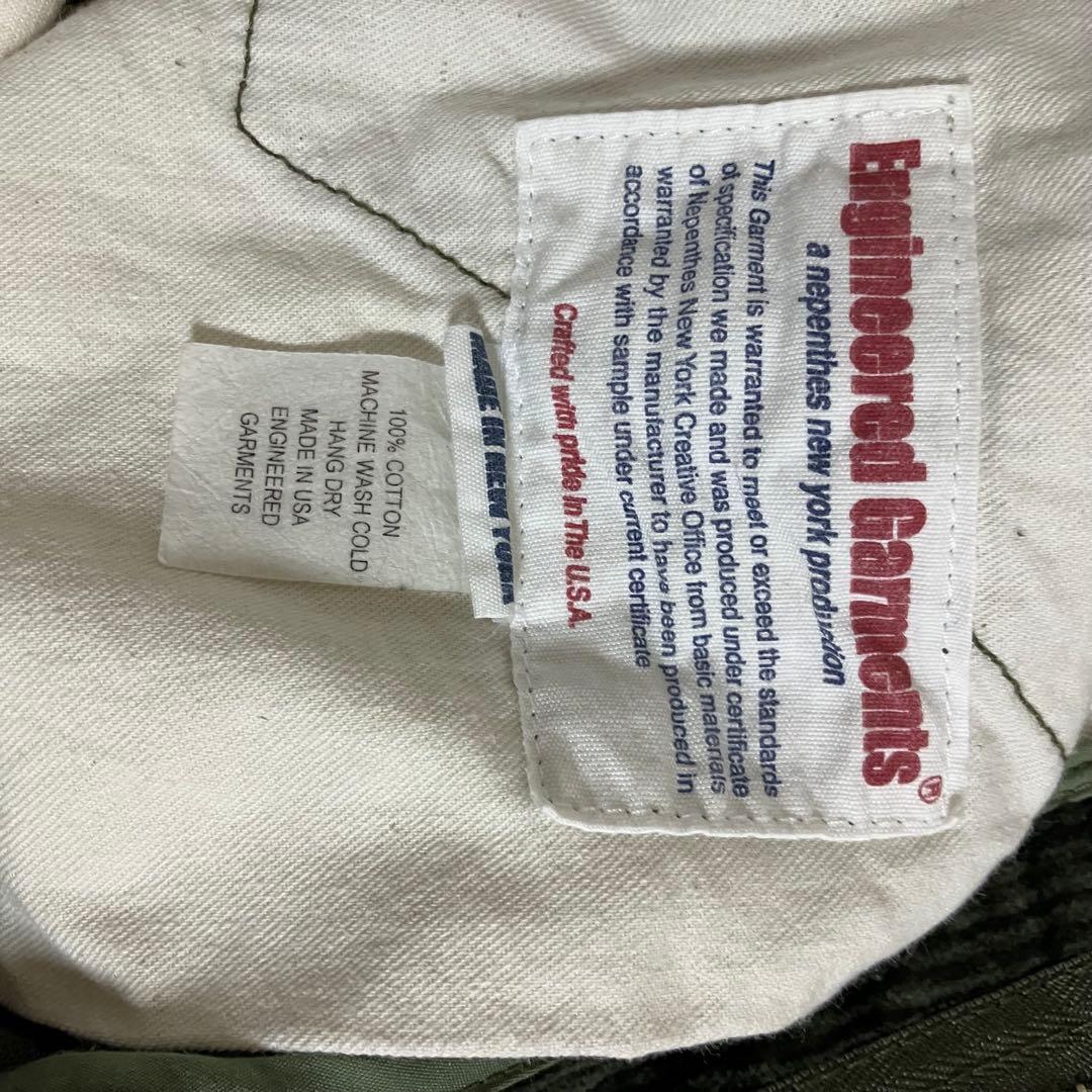 エンジニアードガーメンツ　コーデュロイ　ライディングパンツ　9分丈　タロンジップ