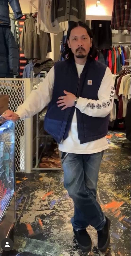 Carhartt ダックベスト レアカラー ネイビー