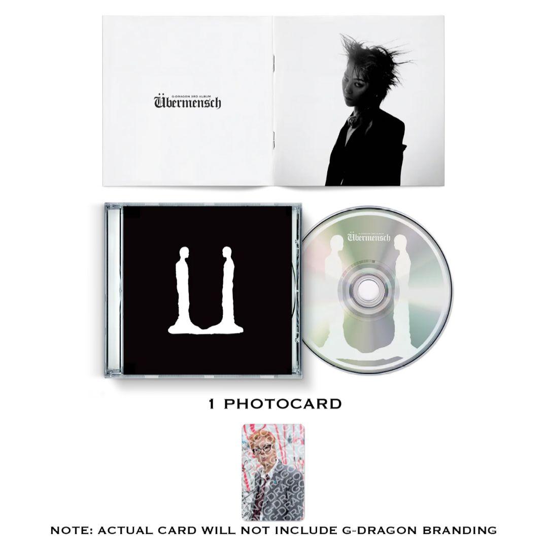BIGBANG G-DRAGON GD Übermensch GLOBAL CD