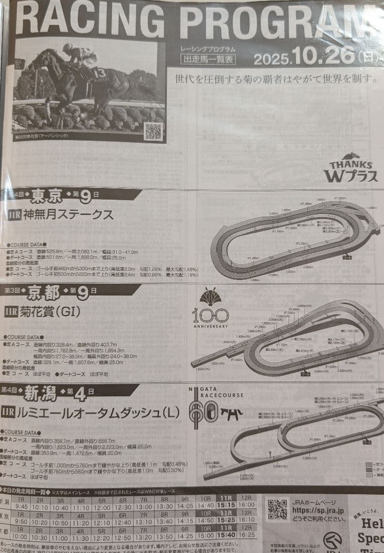 2025年秋　G1レーシングプログラム