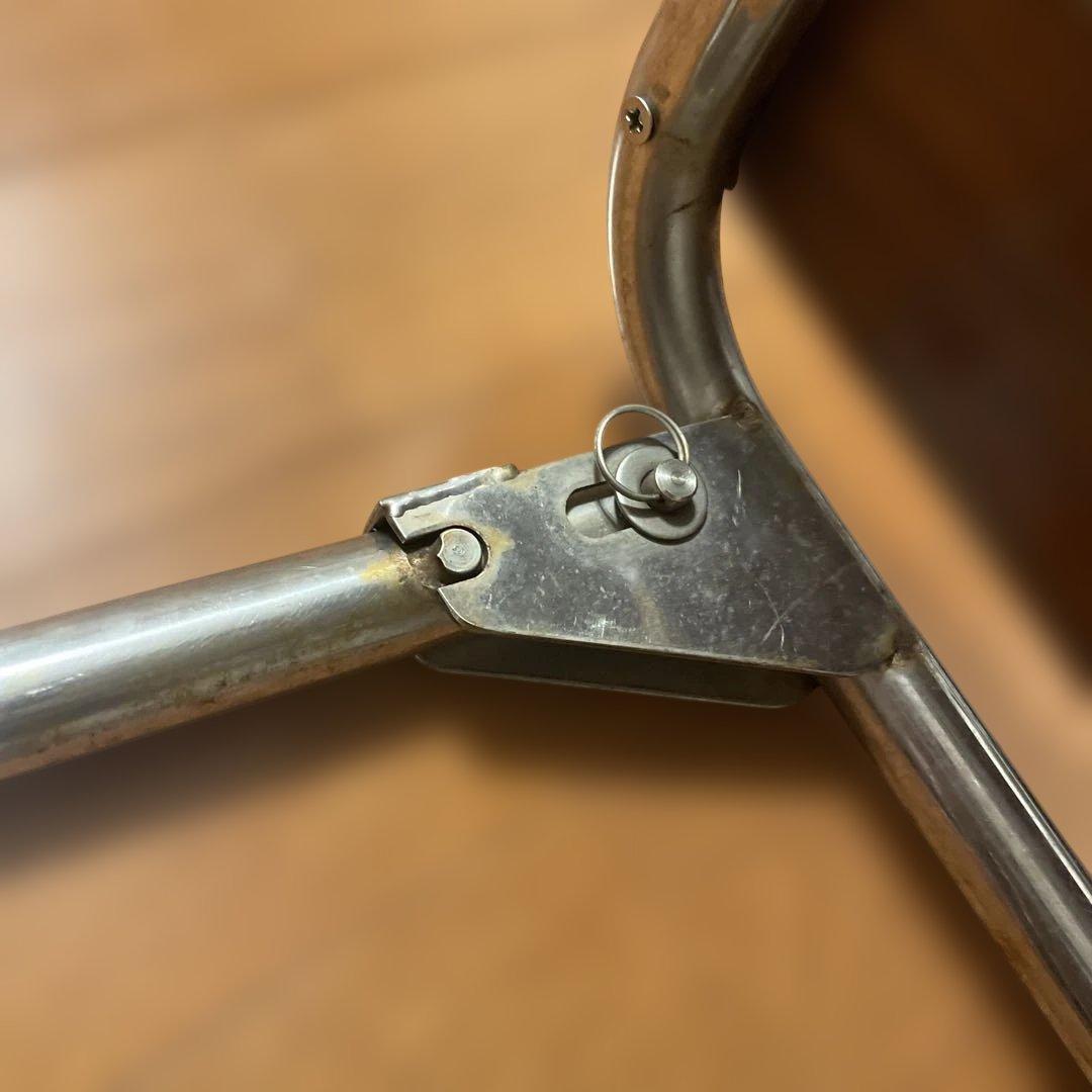 ヴィンテージ　折りたたみ式　アウトドアテーブル　センター 船用　ベンチ　キャンプ