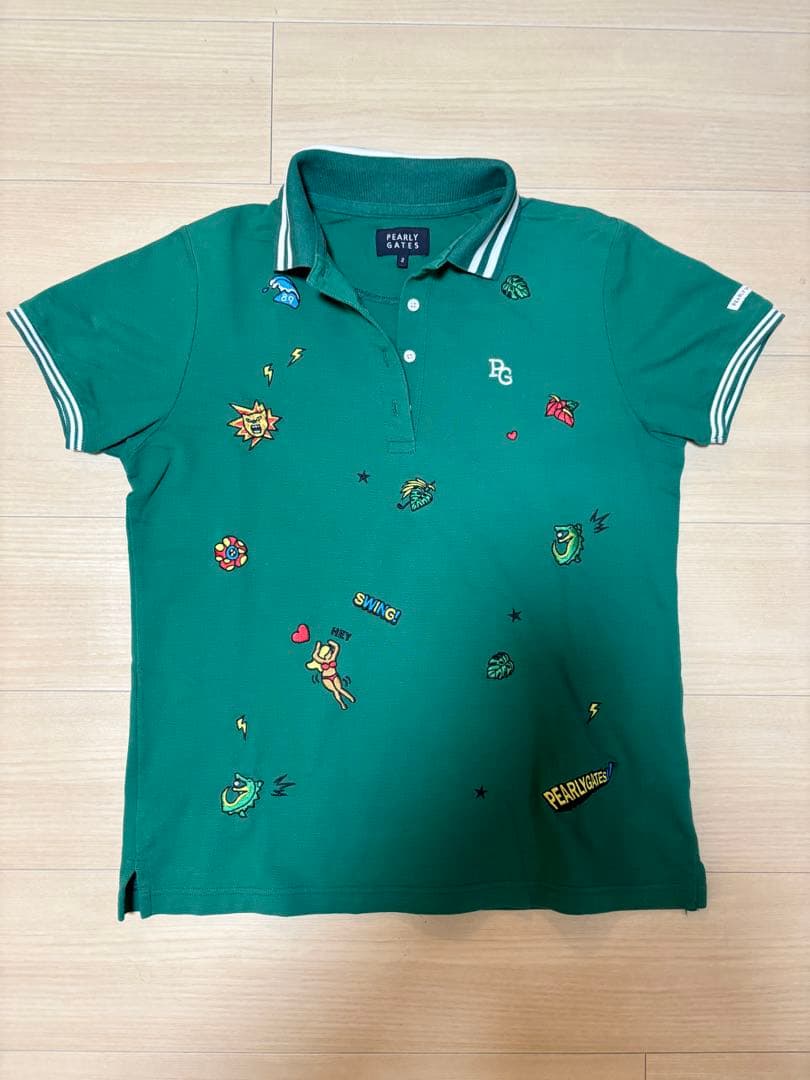 PEARLY GATES 刺繍ポロシャツ 、半袖シャツ2枚セット⭐️L
