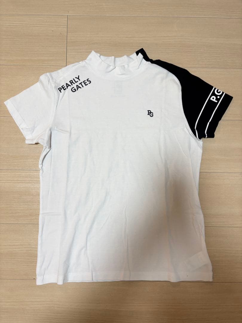 PEARLY GATES 刺繍ポロシャツ 、半袖シャツ2枚セット⭐️L