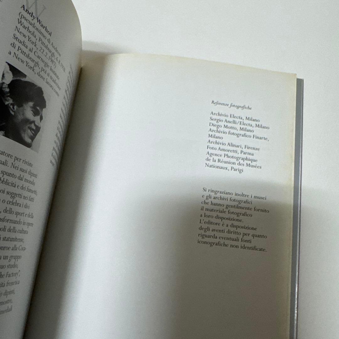 PITTURA 20世紀の世界的画家 解説イタリア語