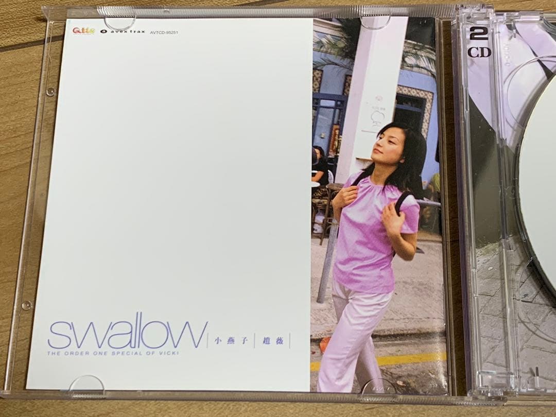 激レア　ヴィッキー・チャオ VICKI ZHAO　Swallow CD +VCD