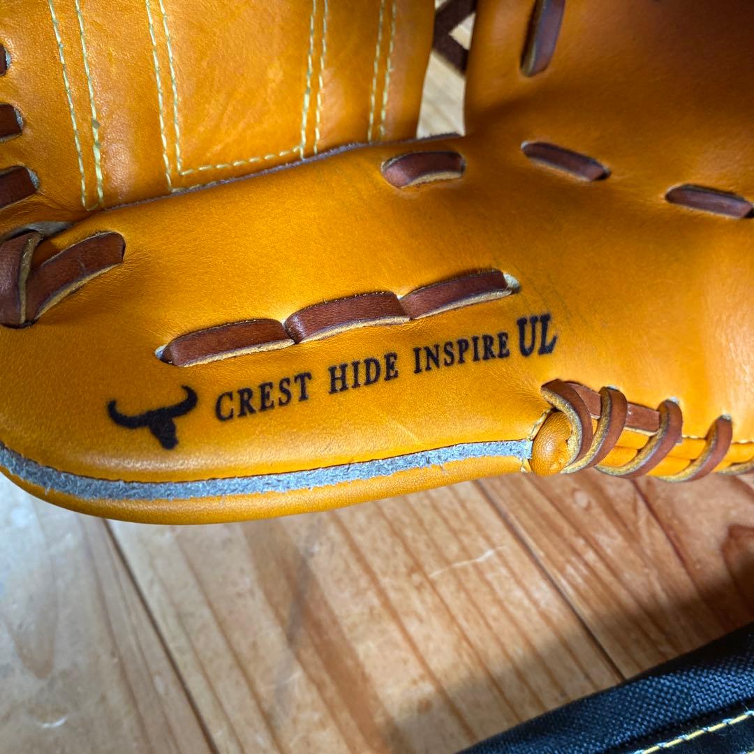 【美品】右投用 ミズノプロ グローブ 内野手用 旧ミズノマーク