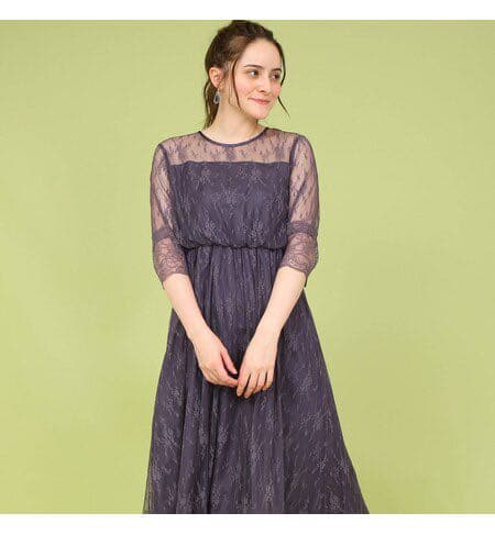 アナトリエ　Calian 総レースワンピース　結婚式