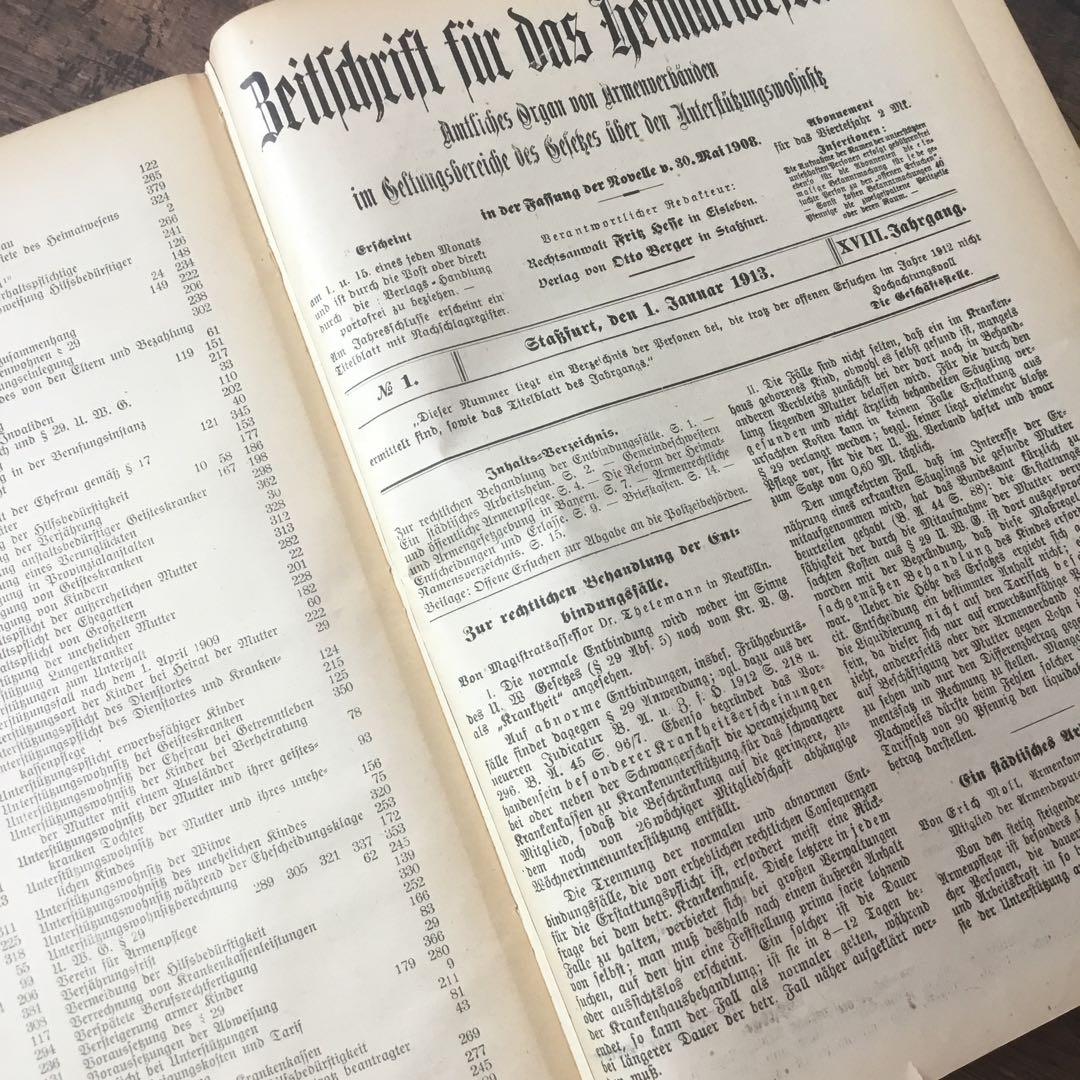 洋書　ドイツ語　ジャンクジャーナル材料