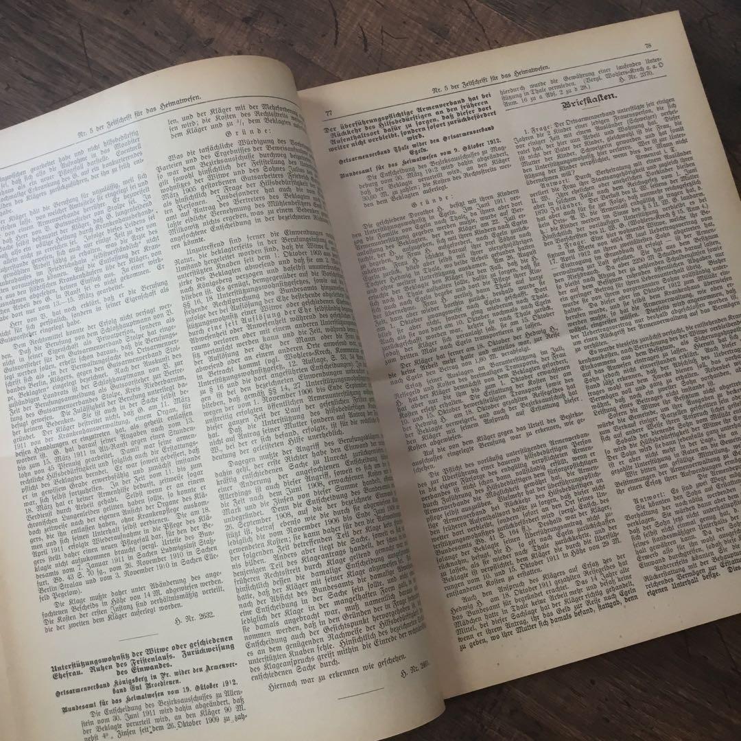 洋書　ドイツ語　ジャンクジャーナル材料