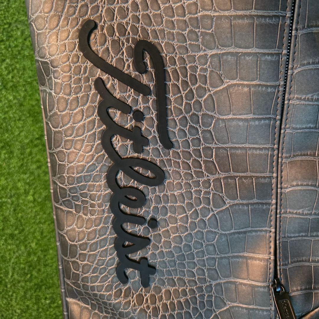 Titleist メルセデス・ベンツ キャディバッグ グレー 型押し
