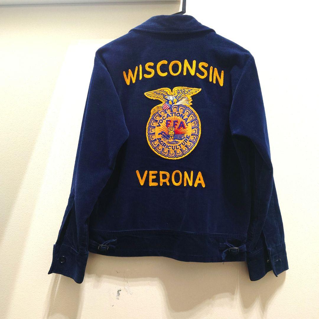 FFA ネイビー コーデュロイジャケット　70's