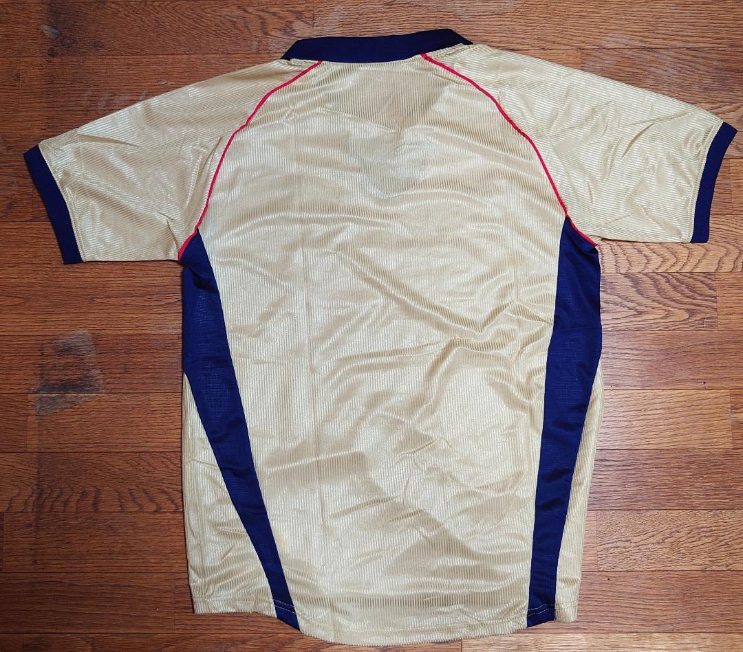 【激レア】2001～2002年 アーセナル金 XL アウェイ 稲本在籍