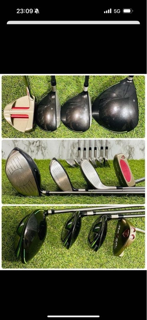 TaylorMade ゴルフバッグとクラブセット