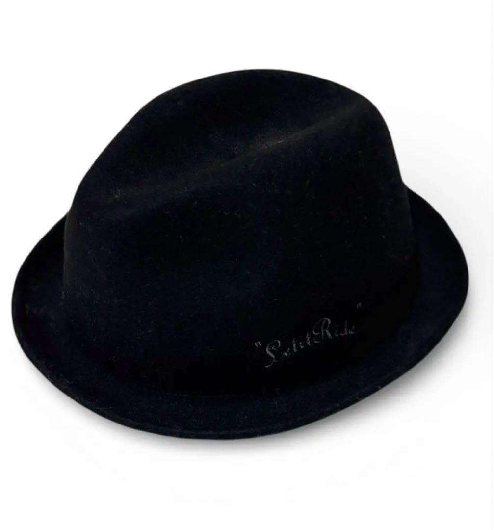 Let it Ride ウール中折れハット　ブラック　レットイットライド ハット