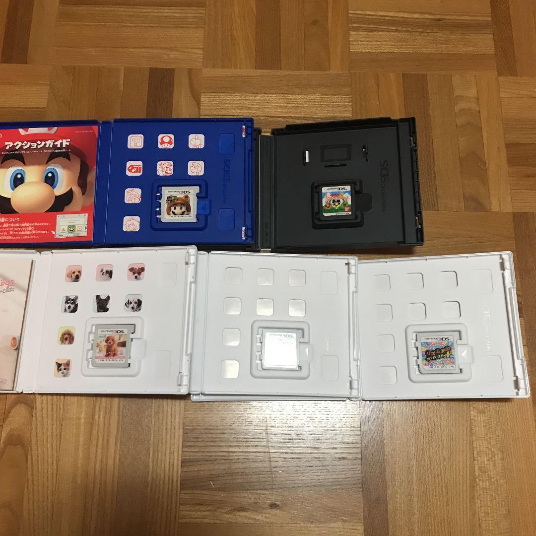 ニンテンドー3DS アクアブルー  5つカセット付き