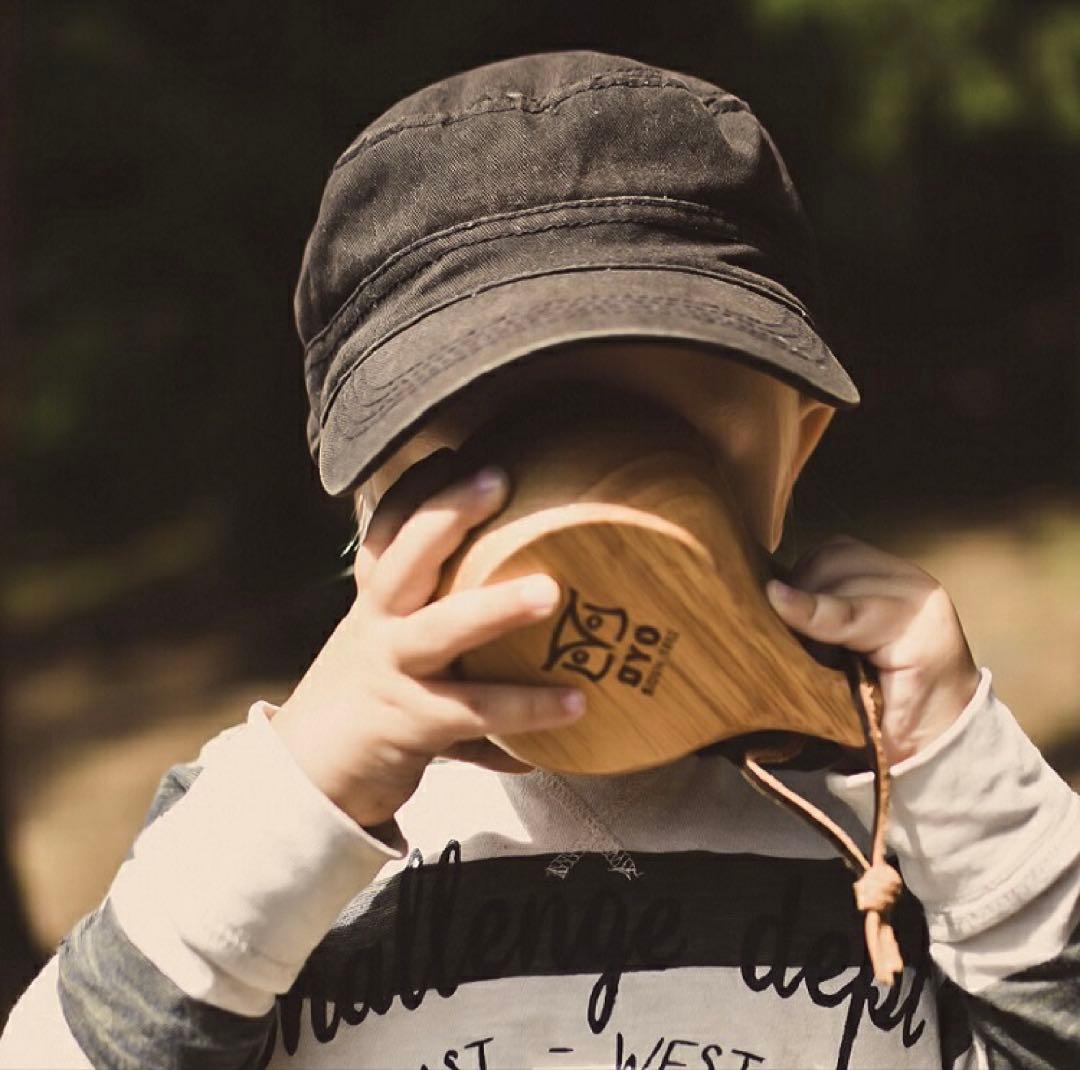 【新品】OYO 木製ウッドカップ ククサ 200ml 3個セット