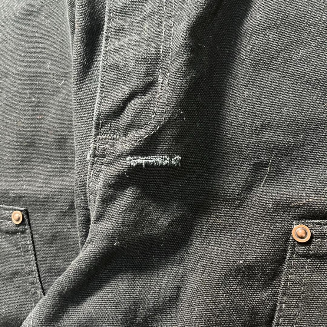 古着 Carhartt ダブルニー B01 ダックペインター ブラック USA