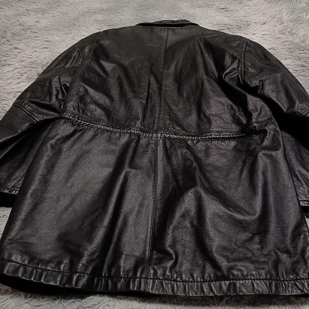 ROBO ヴィンテージ レザージャケット 本革 フリーサイズ　黒