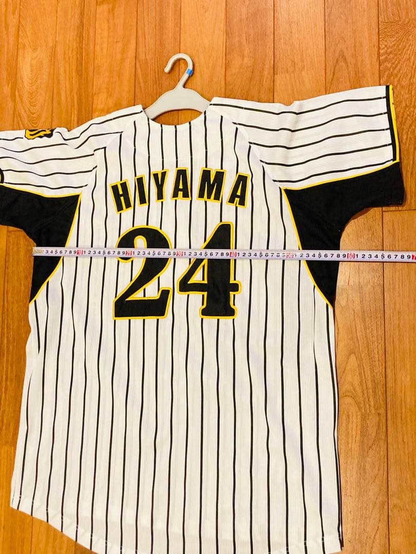 阪神タイガース ユニフォーム　桧山進次郎　桧山 ホーム 刺繍　メンズL L 公式
