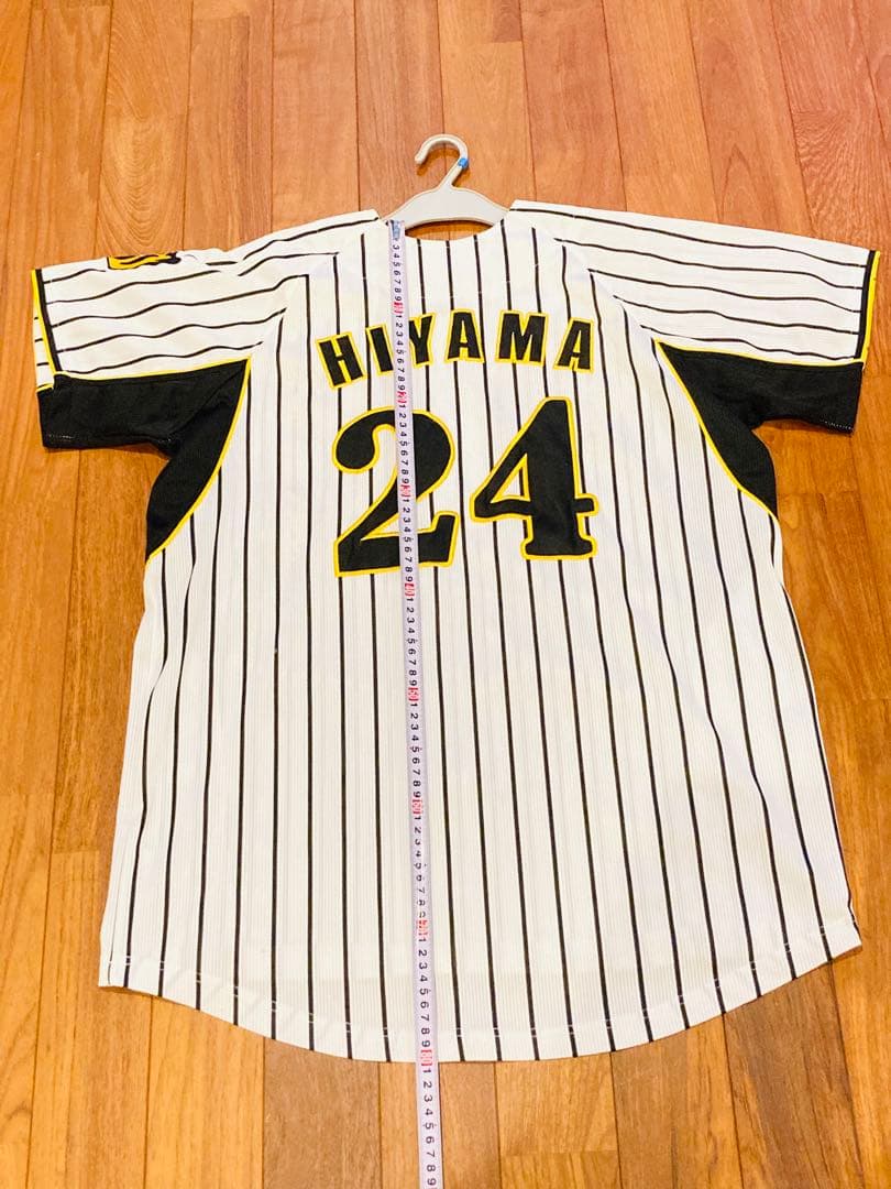 阪神タイガース ユニフォーム　桧山進次郎　桧山 ホーム 刺繍　メンズL L 公式