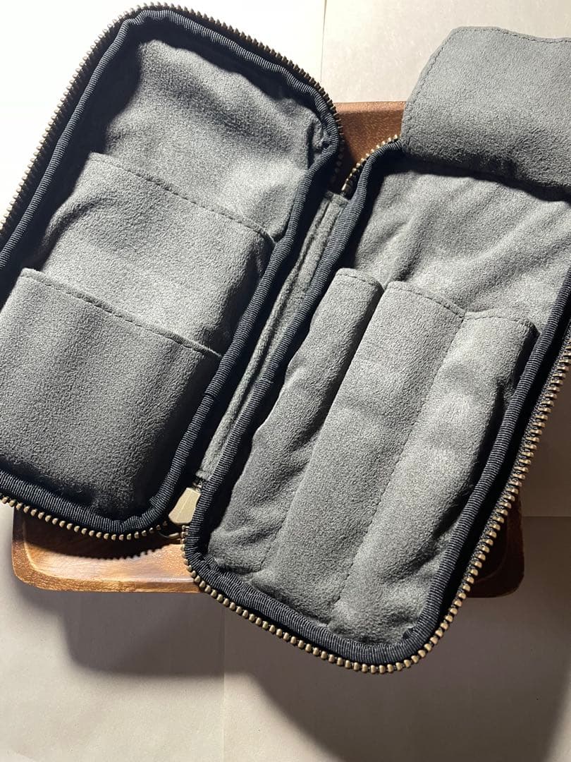 &Liebe アンドリーベ ジップペンケース ブラック