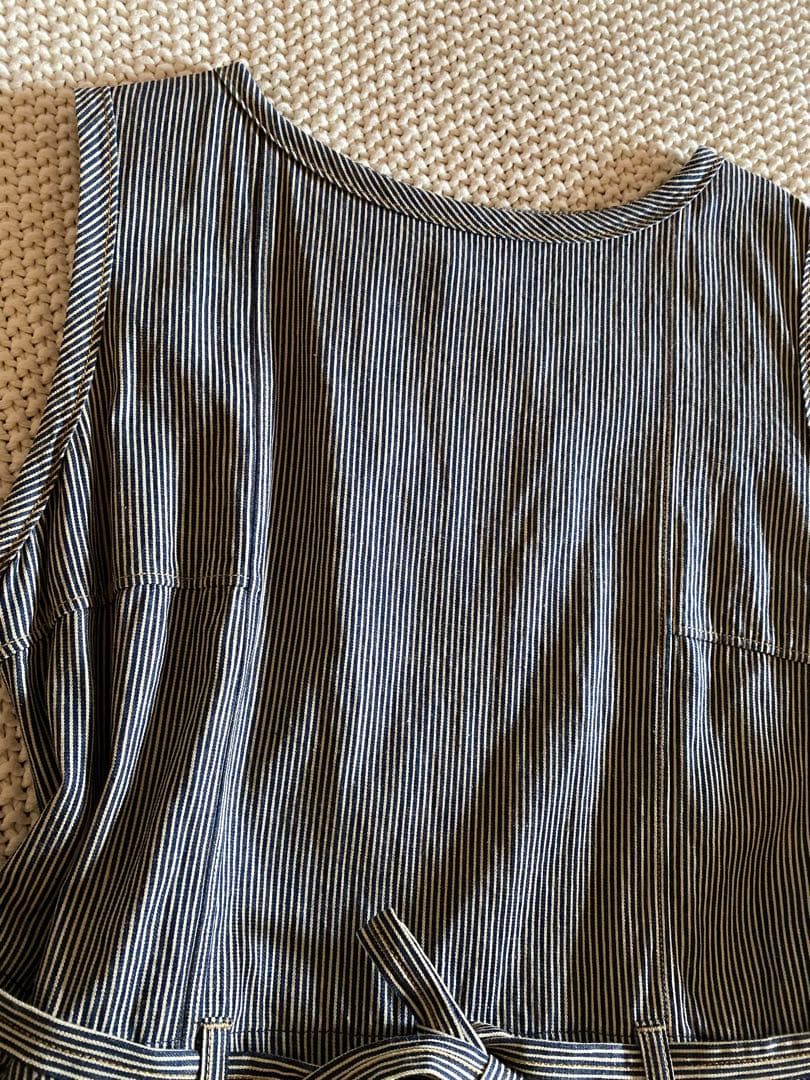 「本日限定お値下げ」未使用45Rモンプチデニムワンピース