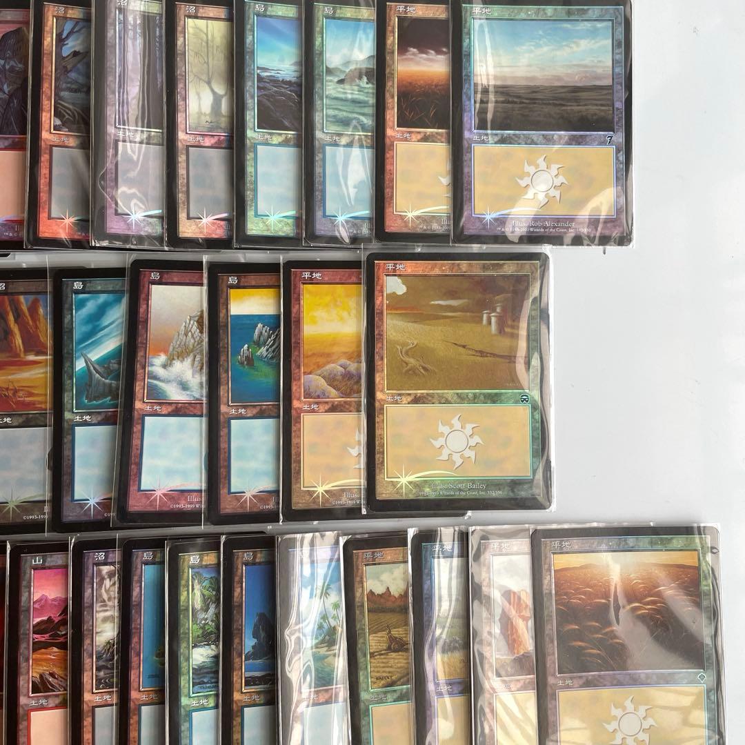 MTG 旧枠 日本語 FOIL 基本土地 基本地形 セミコンプ まとめ売り 希少