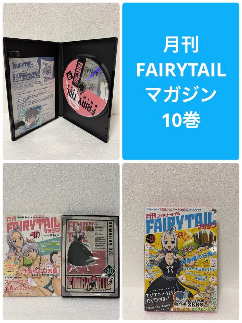 【FAIRY TAIL】月刊マガジン1-11巻➕本編DVD付特装版3巻
