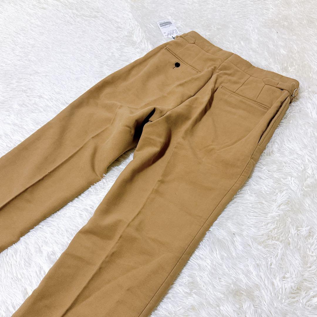 【新品タグ付】エディフィス×ブリスベンモス モールスキン スラックス ベージュ