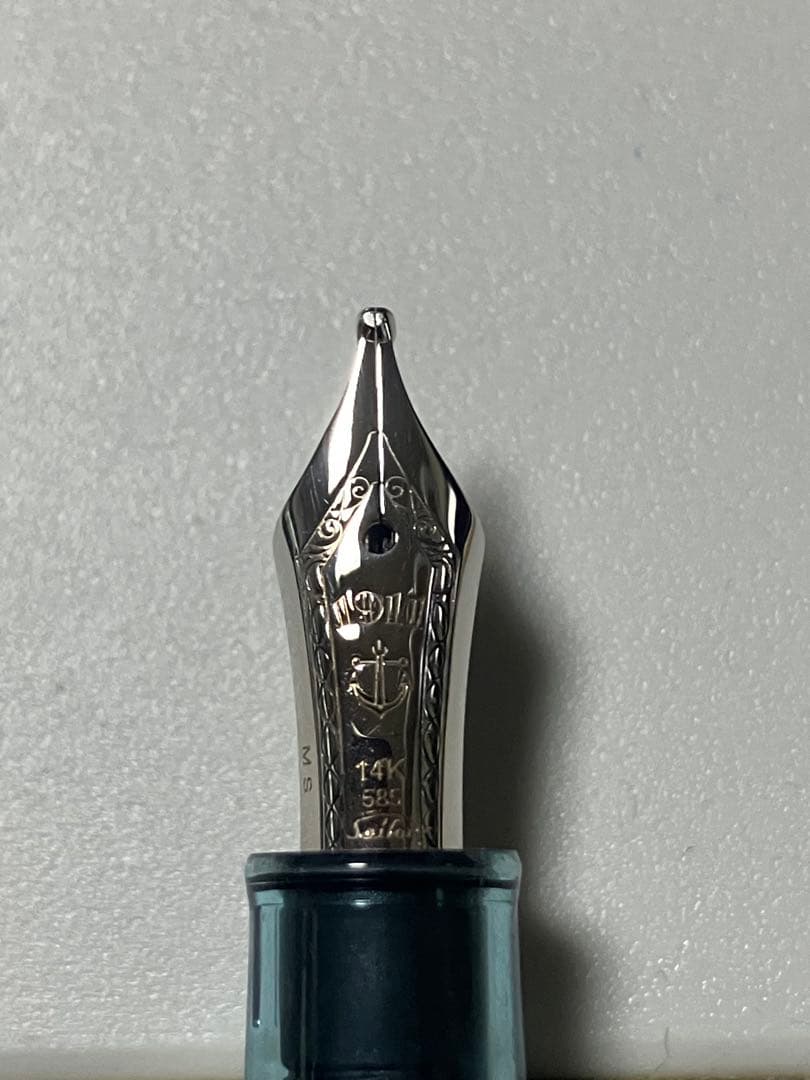 報画堂オリジナル別注モデル　プロフェッショナルギアスリム　ラムネブルー　MSニブ