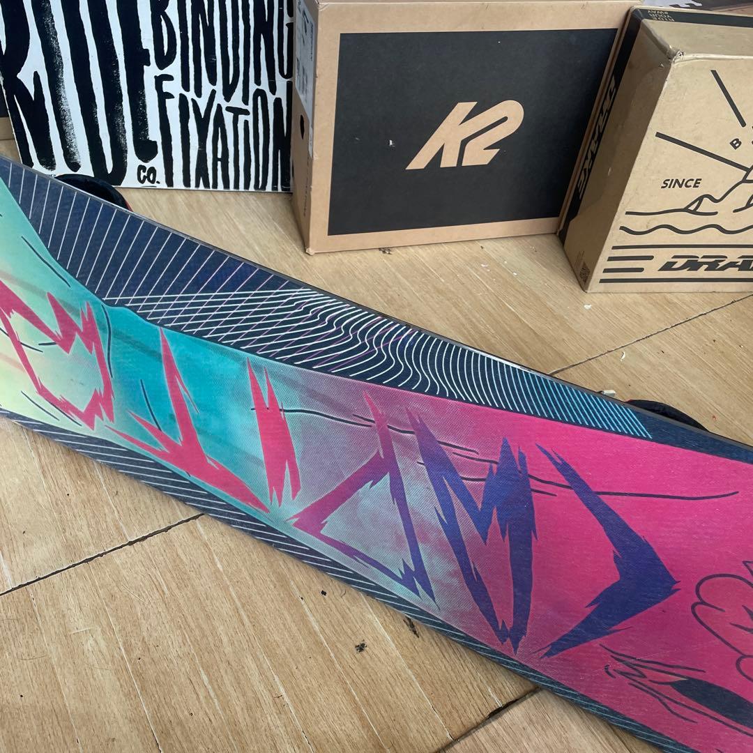 Capita×FLOW　キャピタ　フロー　バインディング付　スノーボードセット