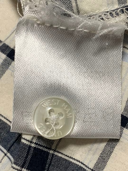 英国でも入手不可能！West Ham U メンズ半袖シャツ cotton100%