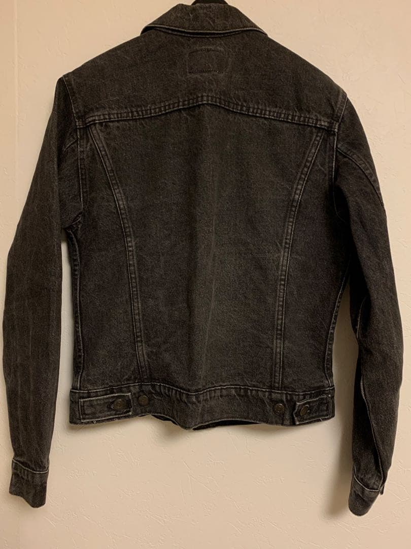 80s Levi's 70706 ブラックデニムジャケット 先染め usa製