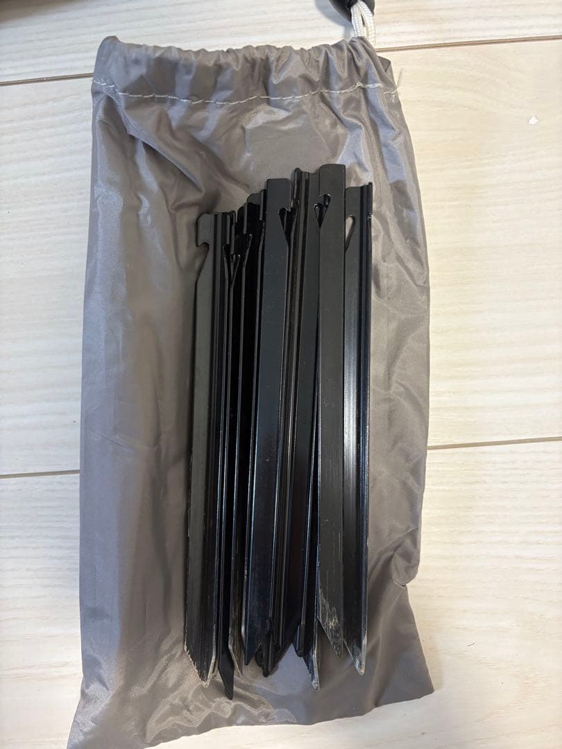 DOD ワンポールテントS ブラック 黒 美品 グランドシート付