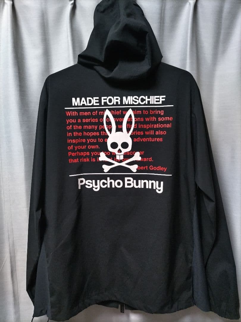 サイコバニー　ストレッチ　パーカー　黒