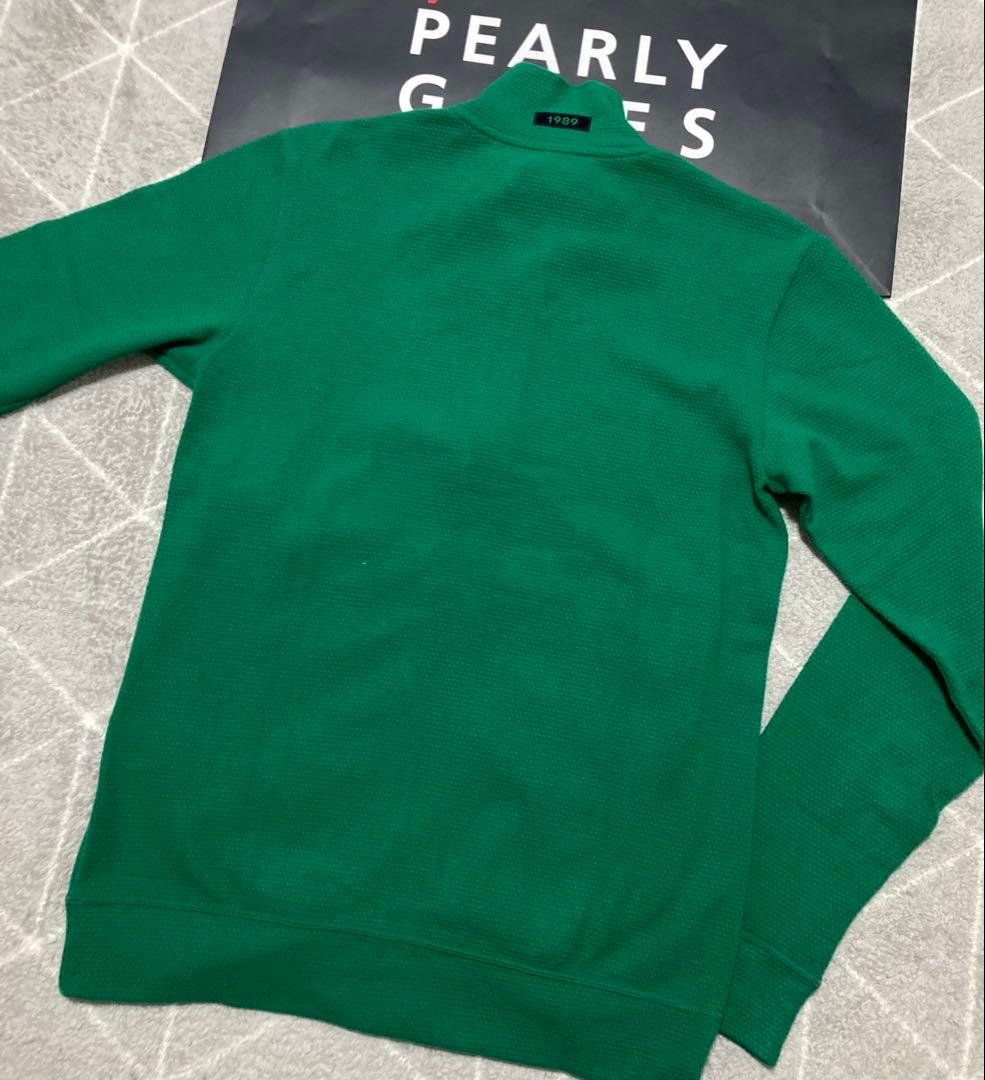 新品 パーリーゲイツ プレミアムウォームポップコーン ブルゾン(6)サイズLL緑