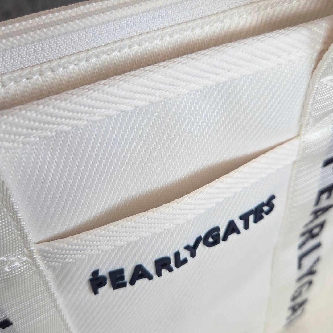 《美品》PEARLY GATES パーリーゲイツ ゴルフ カートバッグ ホワイト