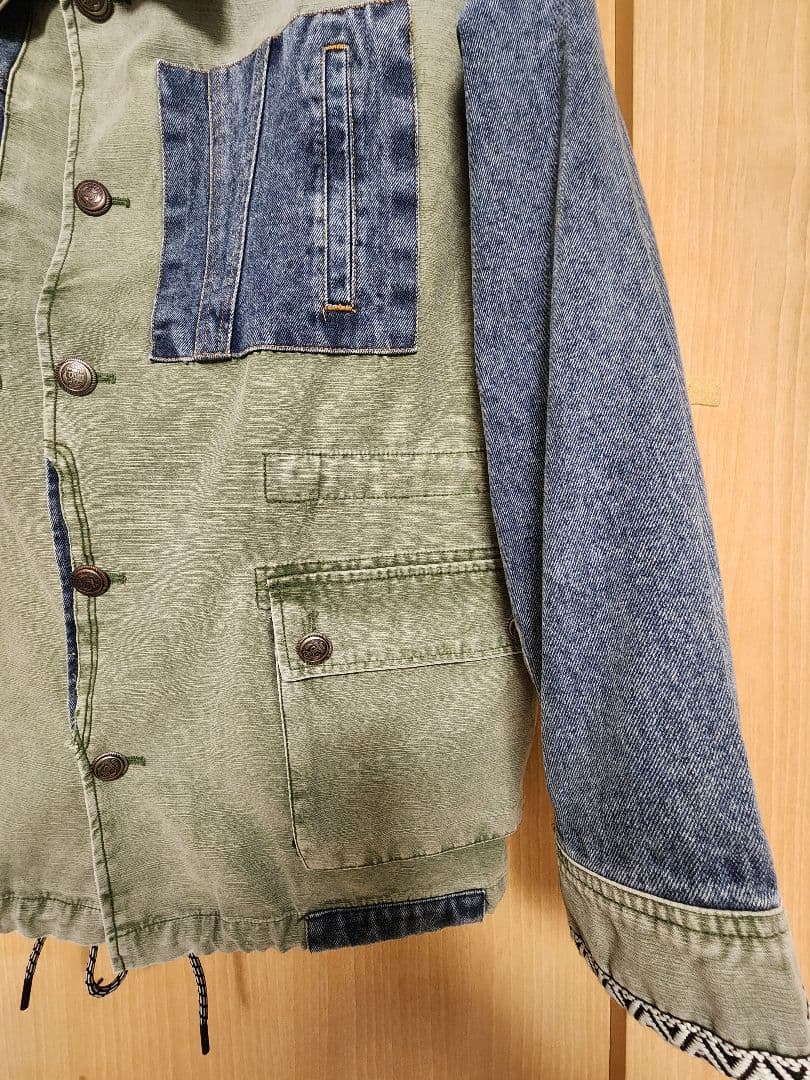 【新品同様】デシグアル（Desigual）/ハイブリッド モッズジャケット