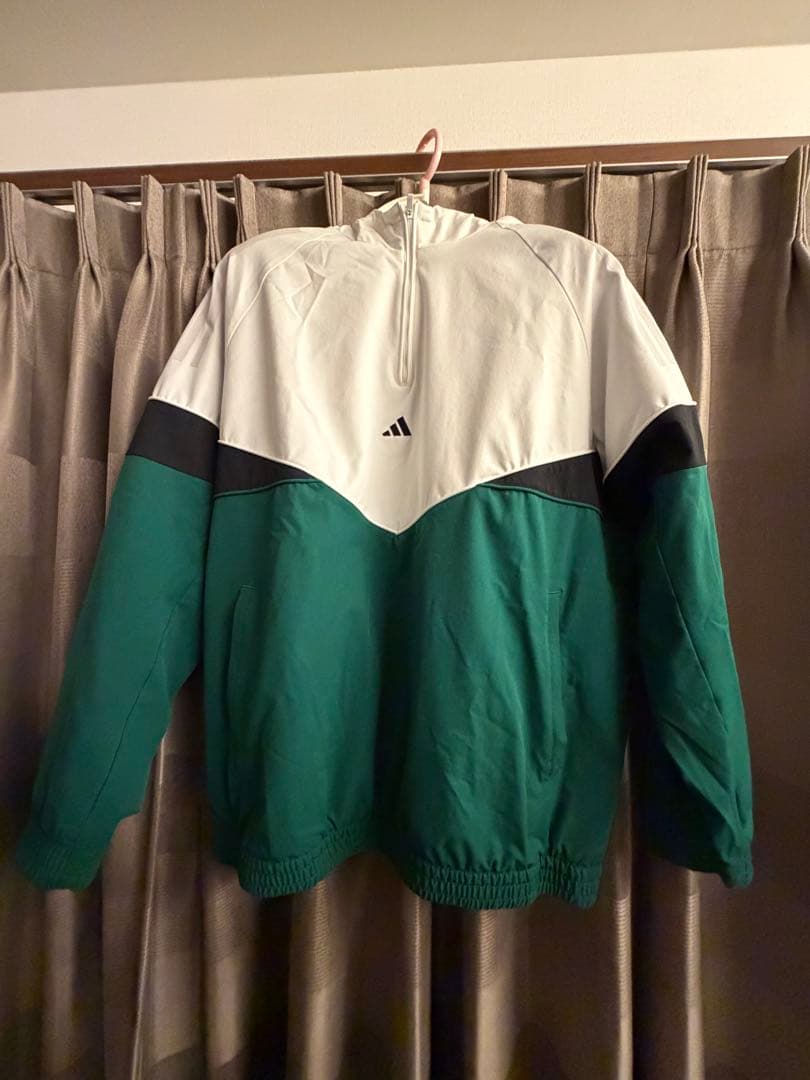 adidasツイストウィーブ ハーフジップ長袖フーディー ゴルフ　セットアップ