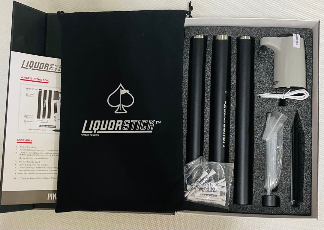 新品Pins&AcesGolfLiquorStick2.0ドリンクディスペンサー