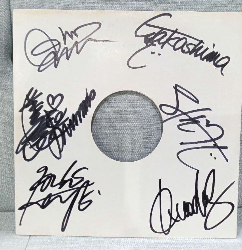 レコード　LP　杉山清貴&オメガトライブ　サイン入り　2枚セット